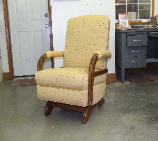 UPHOLSTER REFINISH PLATFORM ROCKER
